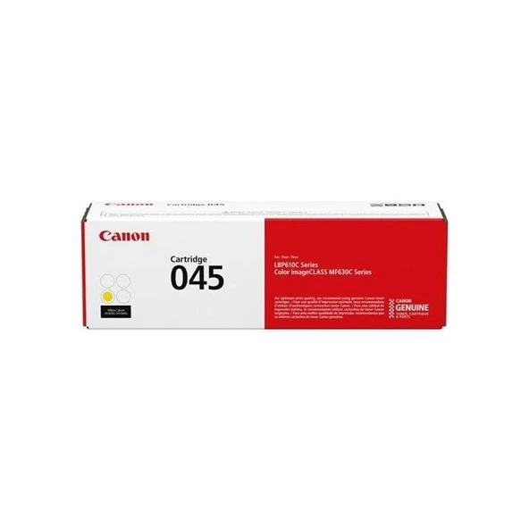 Canon CRG-045 Y Yellow Sarı 1.300 Sayfa Toner MF635-631 LBP613 ürün görseli 1