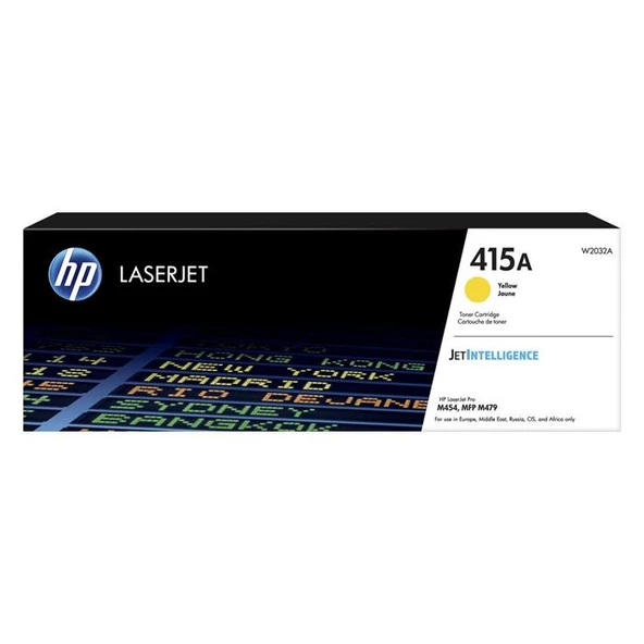 HP 415A Yellow Sarı 2.100 Sayfa Toner W2032A ürün görseli 1