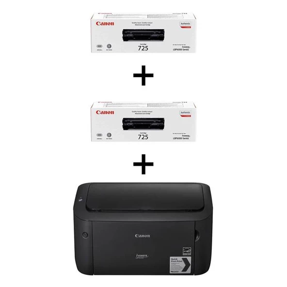 Canon Mono Laser Yazıcı LBP6030B +2 Toner Siyah ürün görseli 1