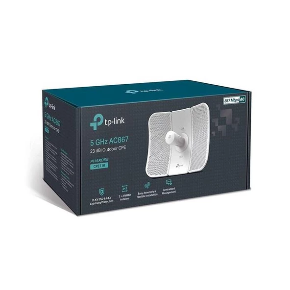 TP-Link CPE710 5Ghz 867Mbps 23 dBi Dış Access Poınt ürün görseli 1