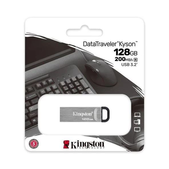 Kingston DTKN/128GB 128GB DT Kyson Usb 3.2 Gen1 ürün görseli 1