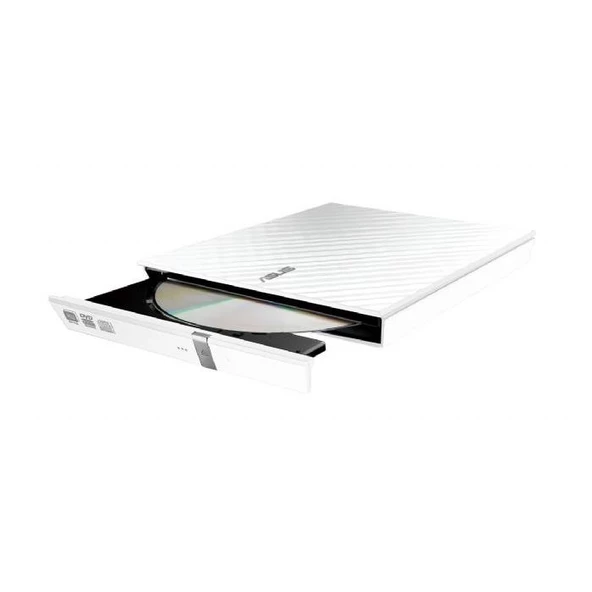 ASUS 8x SDRW-08D2S-U Beyaz USB 2.0 Slim Harici DVD Yazıcı ürün görseli 1