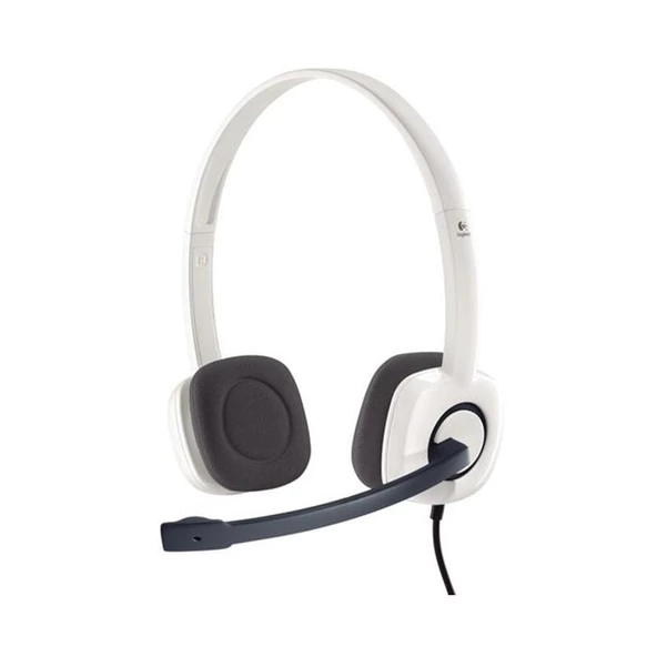 Logitech H150 Kablolu Cloud White Headset 981-000350 ürün görseli 1