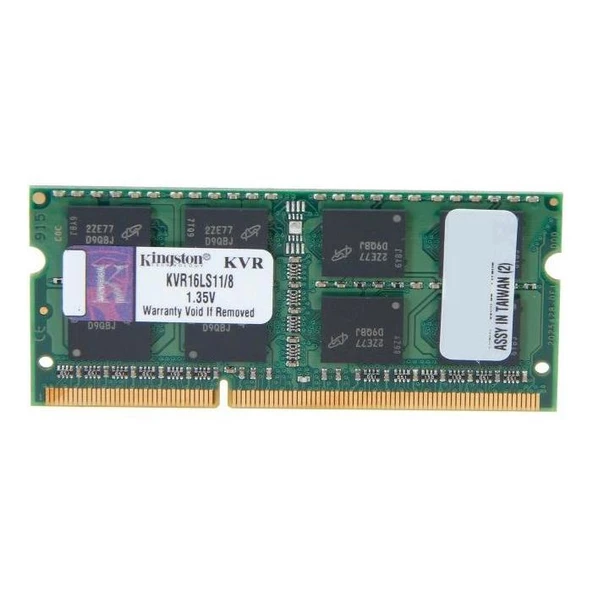 KINGSTON KVR16LS11/8, 8Gb, 1600Mhz, DDR3, Sodimm Notebook RAM, 1,35V, CL11 ürün görseli 1