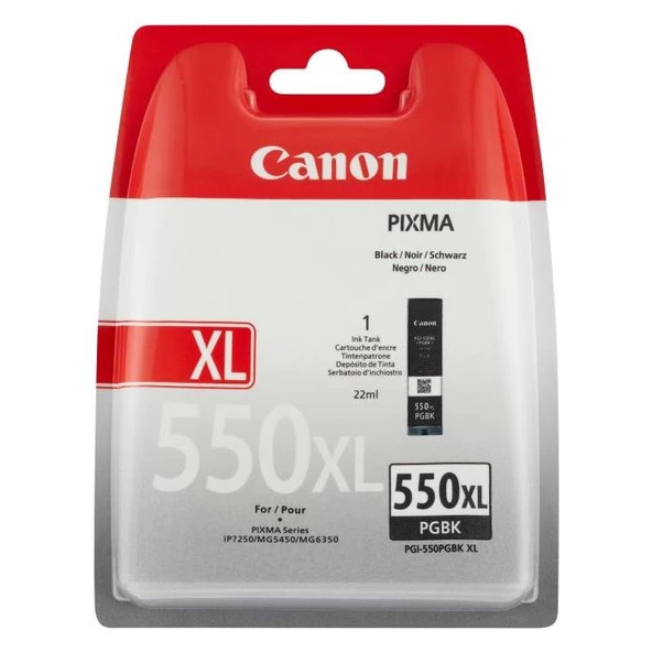 Canon Pgi-550PGBK XL Mürekkep Kartuş ürün görseli 1