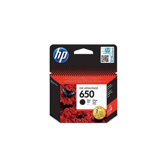 HP 650 Black Siyah Kartuş CZ101AE ürün görseli 1