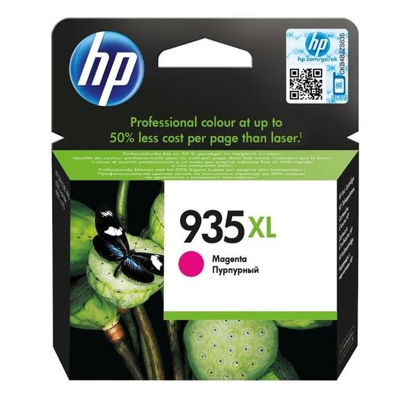 HP 935XL Magenta Kırmızı Yüksek Kapasite Kartuş C2P25AE ürün görseli 1