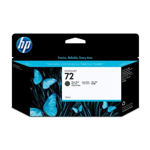 HP 72 Matte Black Mat Siyah 130ML Plotter Kartuşu C9403A ürün görseli 1