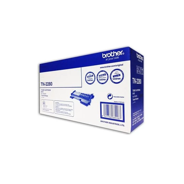 Brother TN-2280 2.600 Sayfa Black Siyah Toner HL-2240-2250-2270 DCP-7060-7065 MFC-7290-7360-7470-786 ürün görseli 1