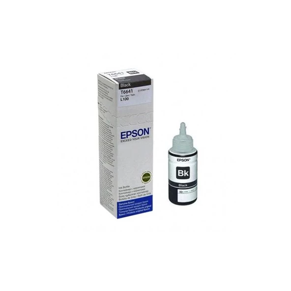 Epson T6641 Black Siyah Şişe Mürekkep T66414A ürün görseli 1