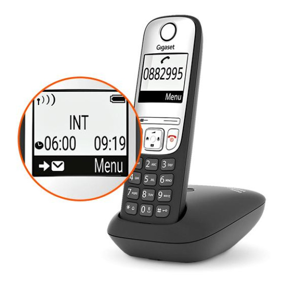 Gigaset A690 Hands Free Dect Telsiz Telefon SİYAH ürün görseli 1