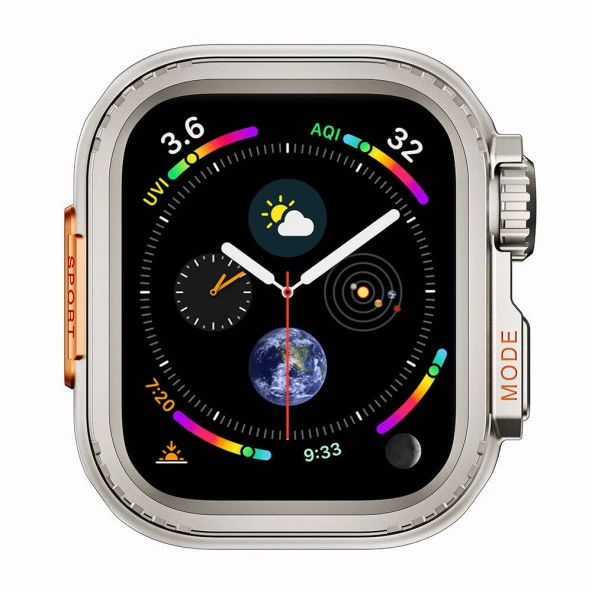 Apple Watch 44mm to Apple Watch Ultra 49mm Kasa Dönüştürücü  Watch Gard 33 ürün görseli 1