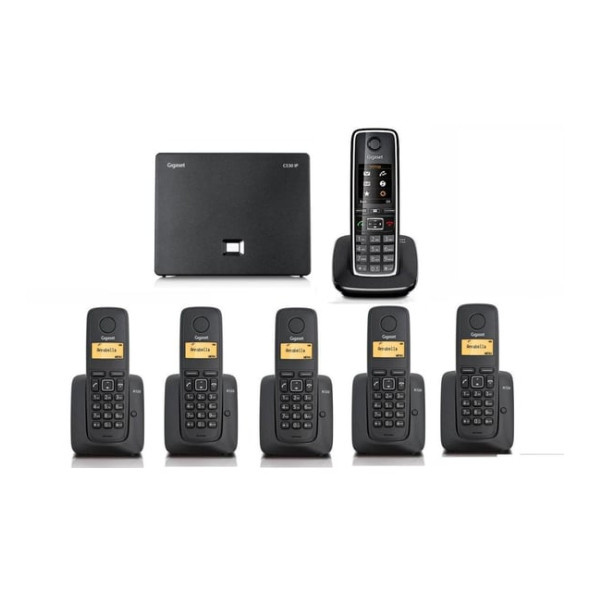 Gigaset C550 IP 6 Dahili Dect Telsiz Kablosuz Telefon Santral ürün görseli 1