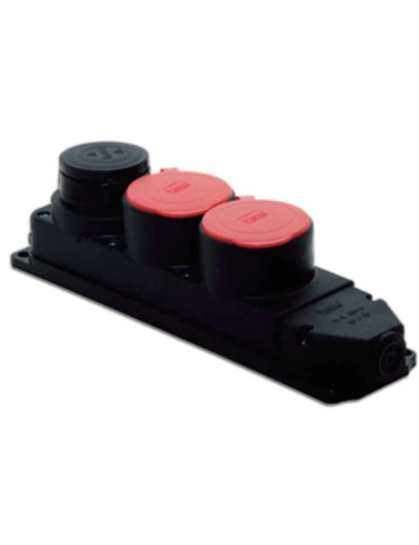 Tp Electric 3104-316-0300 Kauçuk Üçlü Grup Priz 2 Adet 3X25 1 Adet 1X16 IP44 ürün görseli 1