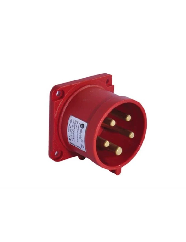 Tp Electric 3107-319-1670 5X32A CEE Norm Düz Makine Fişi 70X70 Vidalı IP44 ürün görseli 1