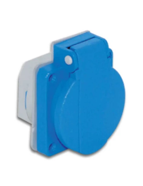 Tp Electric 3101-310-0900 1X16A Pano Prizi 16A Mavi IP54 Vidalı ürün görseli 1