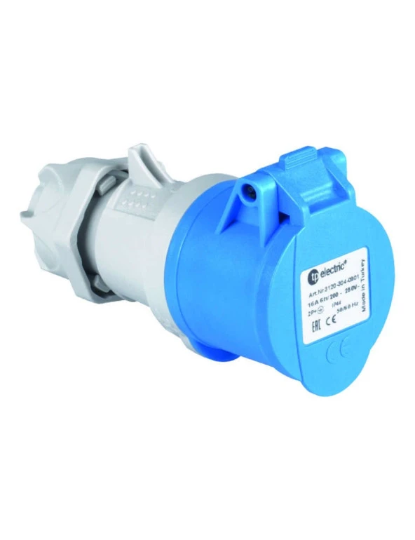 Tp Electric 3120-304-0901 CEE Norm Uzatma Prizi Vidalı IP44 ürün görseli 1