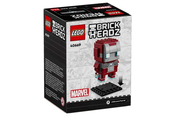 LEGO BrickHeadz 40669 Iron Man MK5 - Resim 2