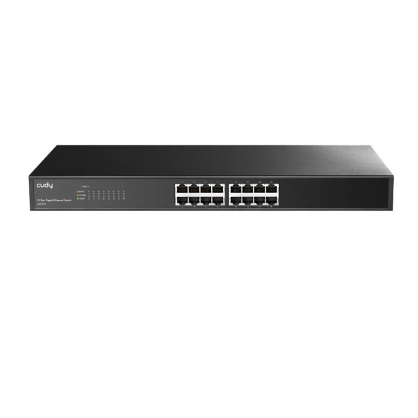CUDY GS1016 16 Port Gigabit Yönetilemez Metal Kasa Switch ürün görseli 1
