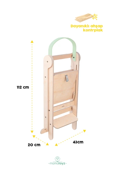 Fold Öğrenme Kulesi - Mint - Resim 7