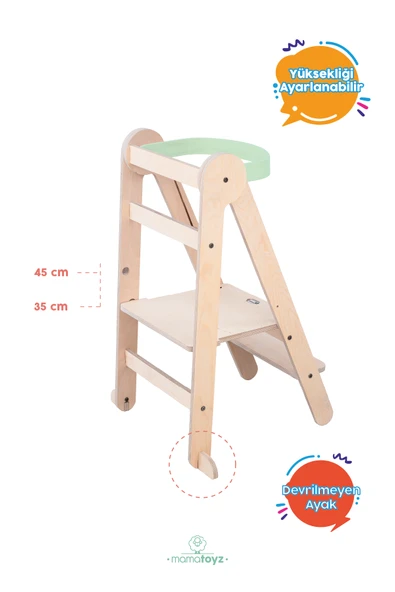 Fold Öğrenme Kulesi - Mint - Resim 4
