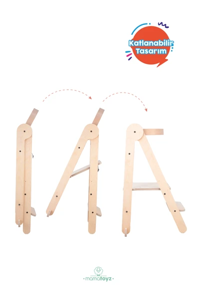 Fold Öğrenme Kulesi - Naturel - Resim 6
