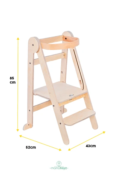 Fold Öğrenme Kulesi - Naturel - Resim 8