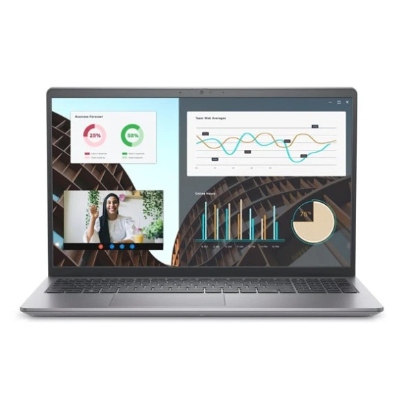 DELL 15.6" VOSTRO 3530 N1601PVNB3530U CORE i7 1355U 8GB DDR4 RAM- 512GB M2 NVME- O/B UHD FDOS ürün görseli 1