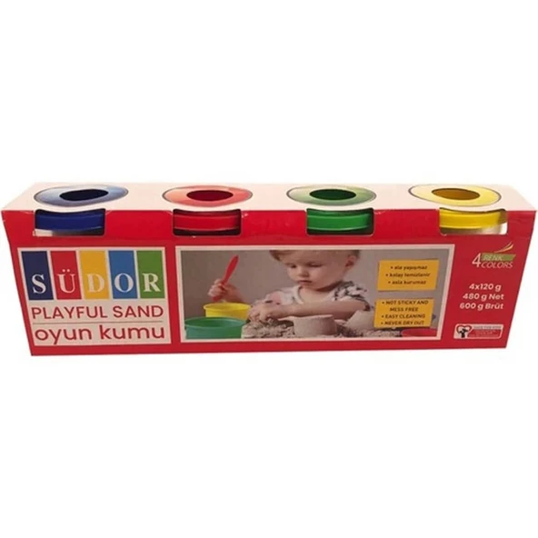 Mona Lisa Oyun Kumu 4 Renk x 120 gr ürün görseli 1