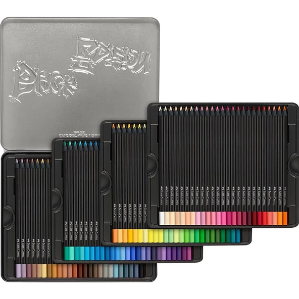 Faber Castell Black Edition Kuru Boya Kalemi 100 Renk ürün görseli 1