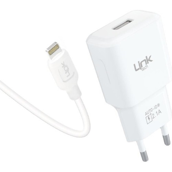 Linktech T442E Strong Eco Şarj Aleti ve Lightning Kablo Set 2.1A ürün görseli 1