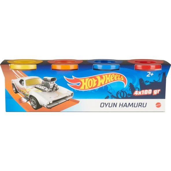 Mattel Hot Wheels 4 lü Oyun Hamuru - Resim 2