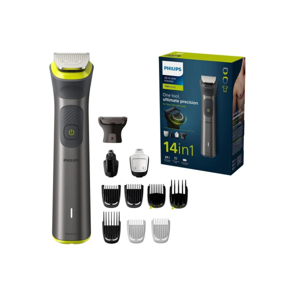 Philips 14'ü 1 Arada Erkek Bakım Seti - Yüz/saç/vücut (Islak/kuru Kullanım) MG7930/15 ürün görseli 1
