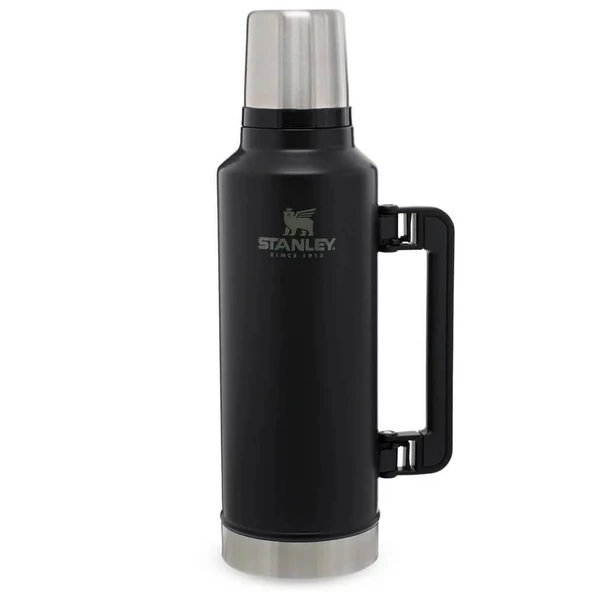 Stanley The Legendary Classic Bottle 1.9 Litre Matte Black Pebble ürün görseli 1