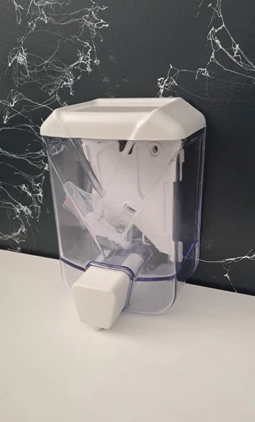 MAXIFLOW PLASTİK SIVI SABUNLUK - ŞEFFAF MAVİ 500 ml ( 13434 ) ürün görseli 1
