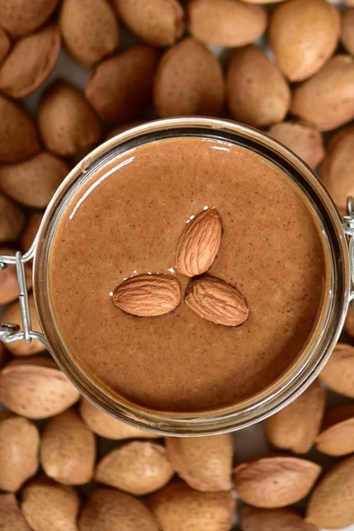 ŞEKERSİZ DOĞAL BADEM EZMESİ 1 Kg - Resim 3