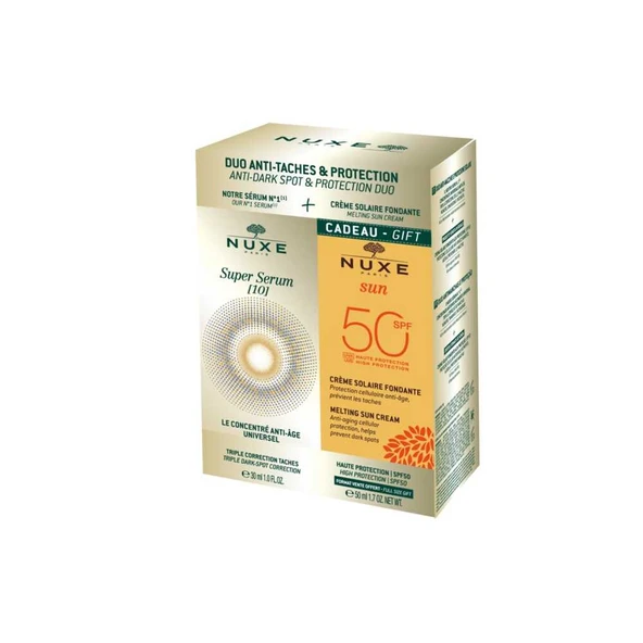 Nuxe Super Serum 10 30ml + Nuxe Sun Cream For Face SPF50 50ml Set ürün görseli 1