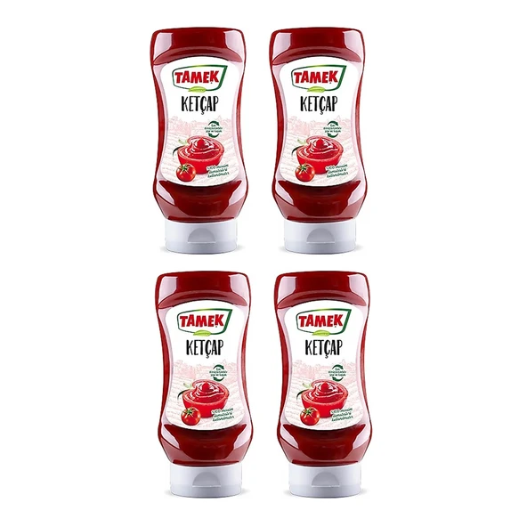 Tamek Ketçap 355 gr Tatlı x 4 Adet ürün görseli 1