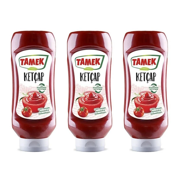 Tamek Ketçap 600 gr Tatlı x 3 Adet ürün görseli 1