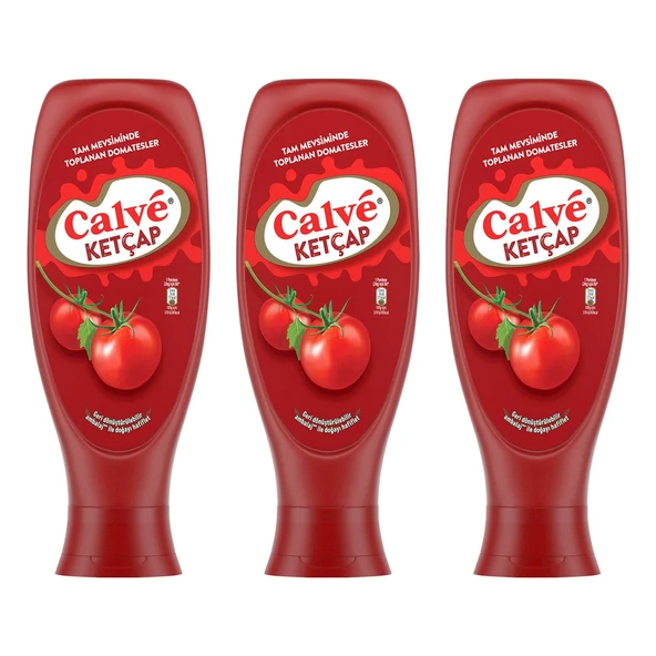 Calve Ketçap 610 gr x 3 Adet ürün görseli 1