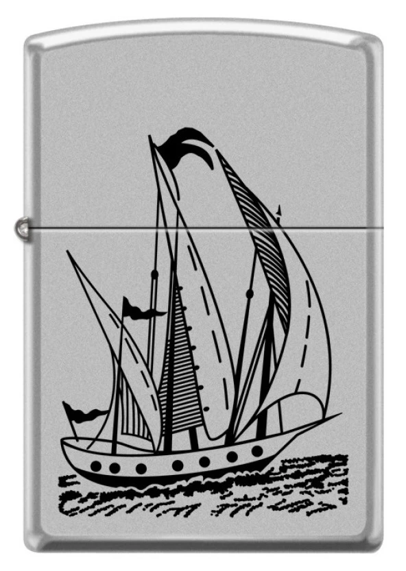 Zippo Turkish Sailing Ship - Türk Yelkenlisi Dizayn Çakmak ürün görseli 1