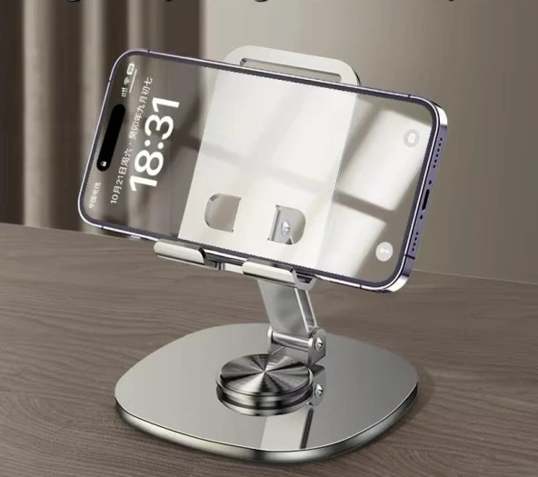 Metal Telefon ve Tablet Tutucu 360 Dönebilen ürün görseli 1