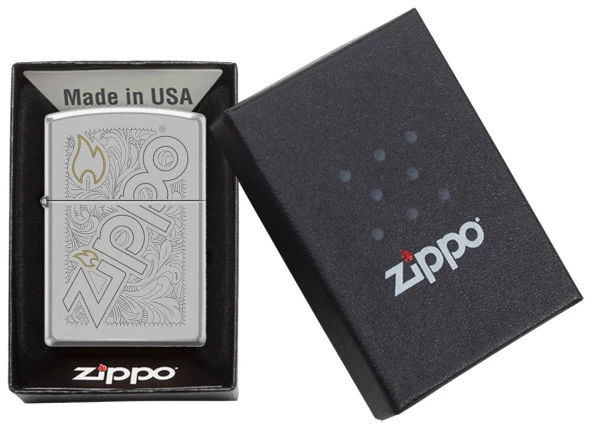 Zippo And Flame Dizayn Çakmak - Resim 2