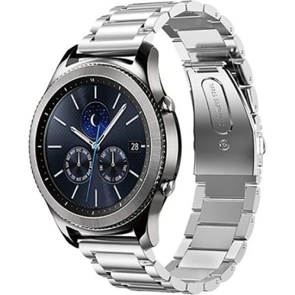 Mi7a Huawei Watch Gt Gt2 GT2E Gt2 Pro Gt3 46MM Uyumlu Mıknatıslı Metal Kayış Kordon ürün görseli 1