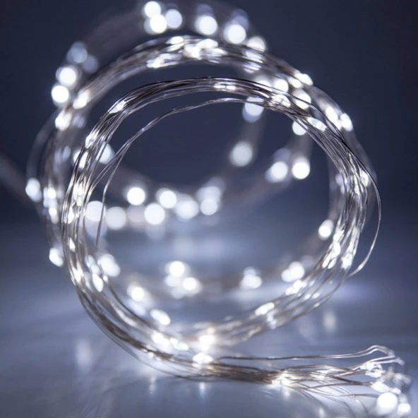 HİDZ Tel Led Işık - BEYAZ -3 METRE - Resim 2