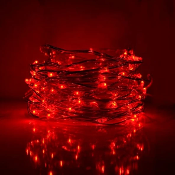 HİDZ Tel Led Işık - KIRMIZI -3 METRE - Resim 3