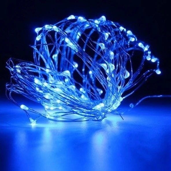 HİDZ Tel Led Işık - MAVİ -3 METRE - Resim 3