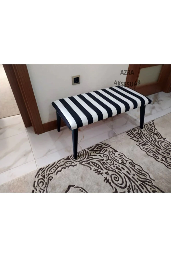 Azra Aksesuar Bench  Puf  Bank  Çeşitleri Ahşap Ayaklı  Ahşap Bench  Çift Kişilik Puf ürün görseli 1