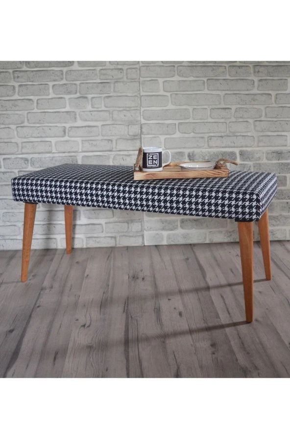 Sanal Mobilya Retro Bench Kazayağı Desenli ürün görseli 1