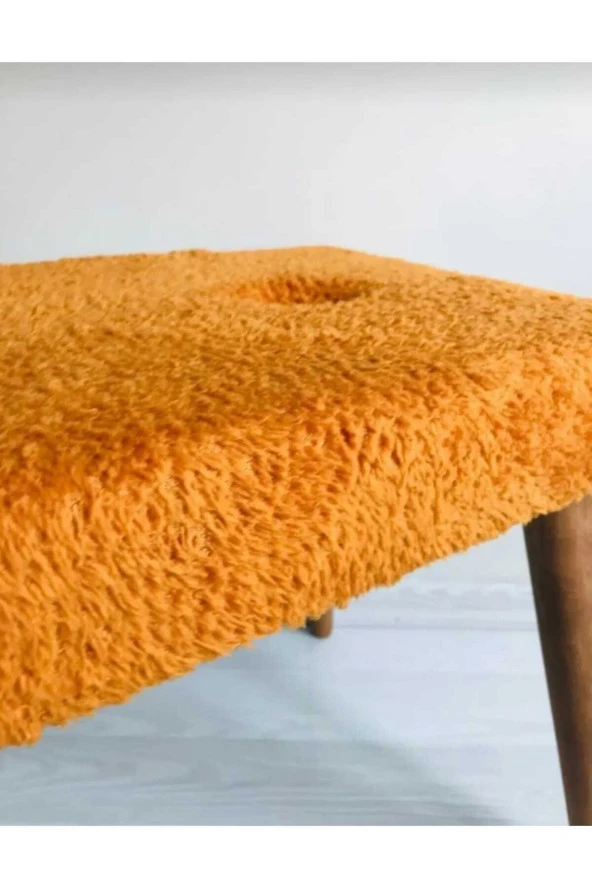 BEYLERBEYİ Ahşap Ayaklı Handmade Geniş Oturum Alanlı  welsoft Kumaş Pofidik Puf bench ,ayak ucu uzatmalık ürün görseli 1